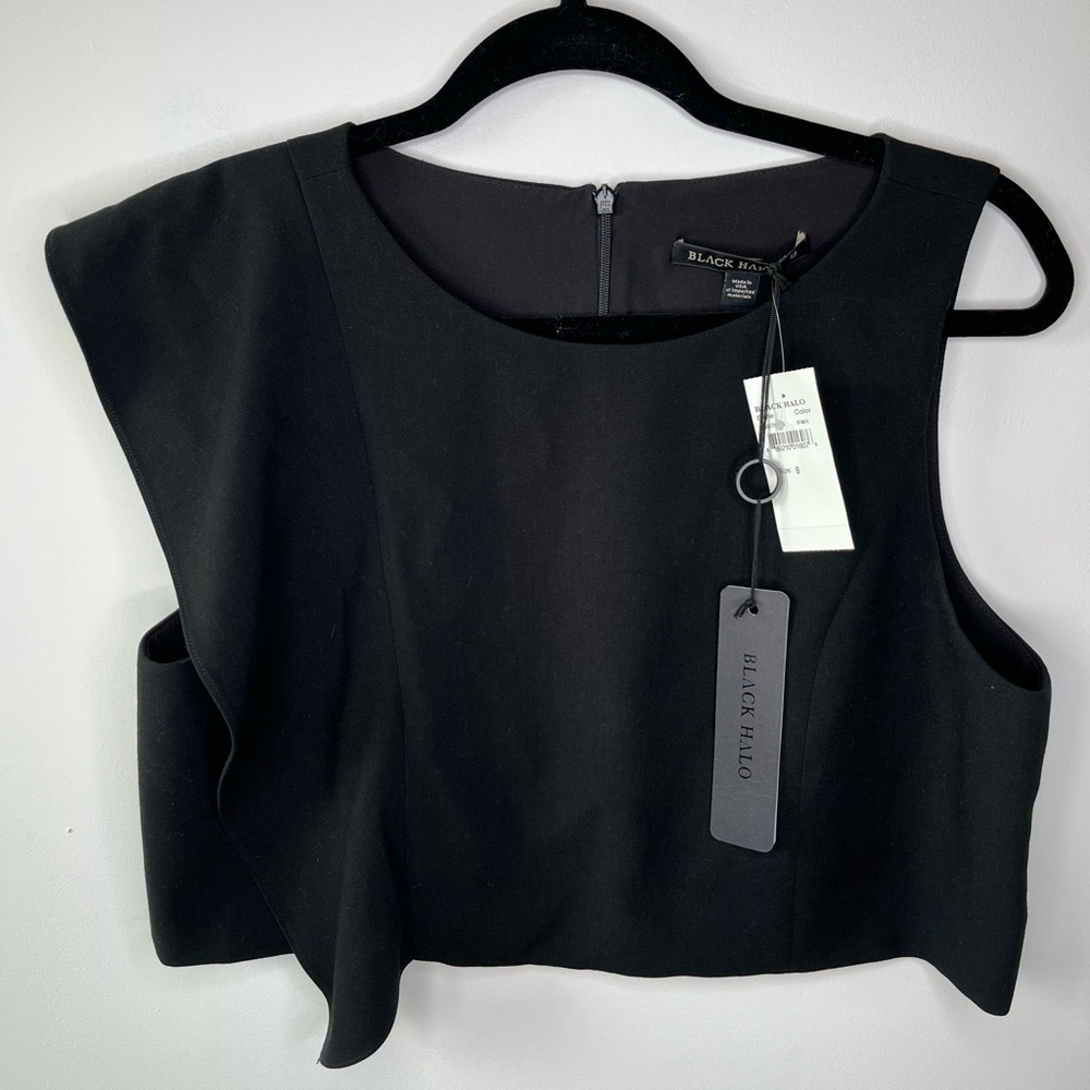 Black Halo Women's Black Sleeveless Blouse